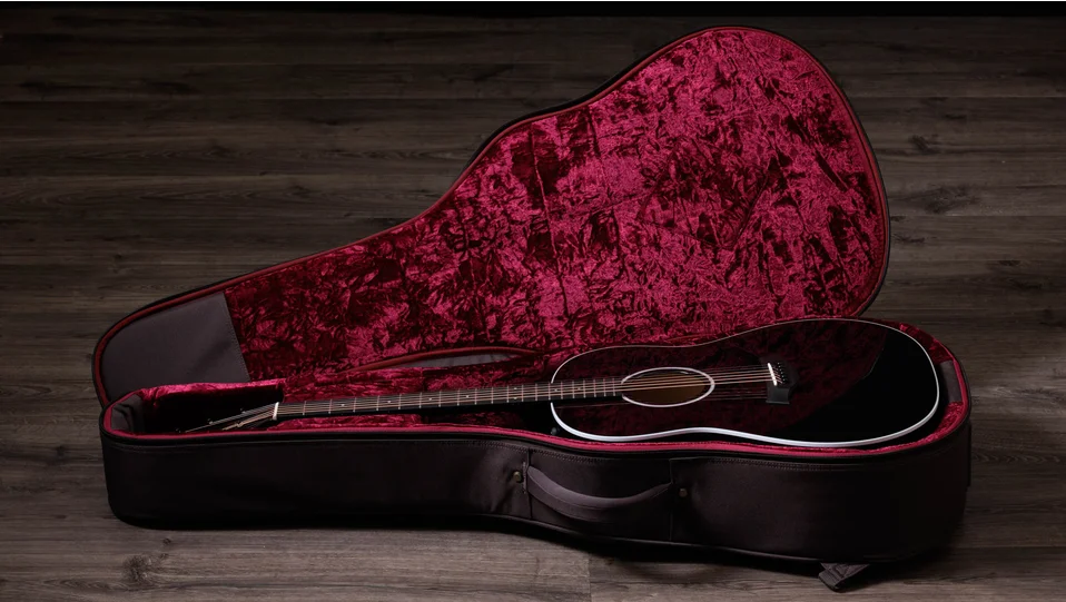 217e-BLK PlusBig Leaf Mapleアコースティック エレクトリック ギター